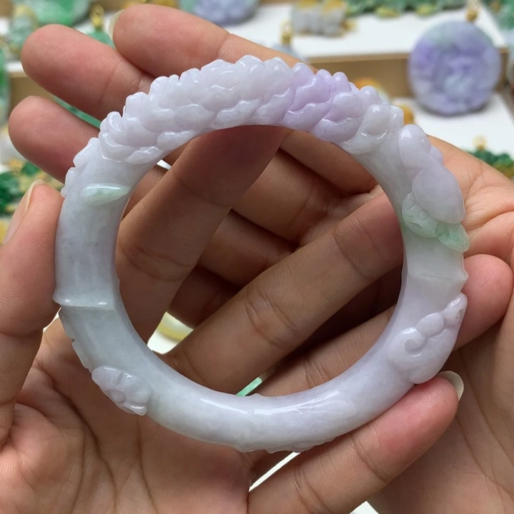 颈饰未镶嵌翡翠翡翠圈口56.5