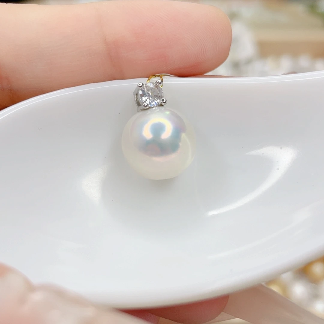 淡水珍珠未镶嵌吊坠(赠链)