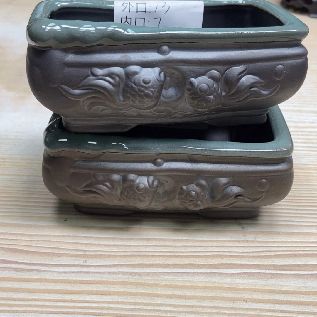 瓷片陶瓷花盆陶瓷艺术