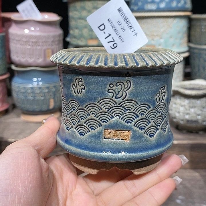 七里烧花盆2-26-179口径6