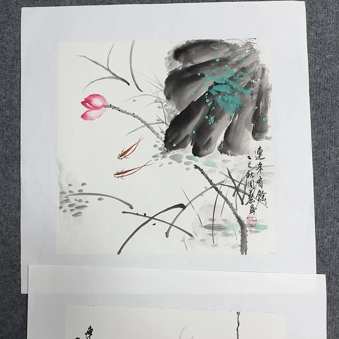 葡***子国画纯手绘30*30周艺