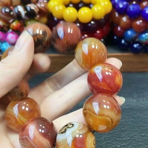 玛瑙未镶嵌手饰梦幻冰彩