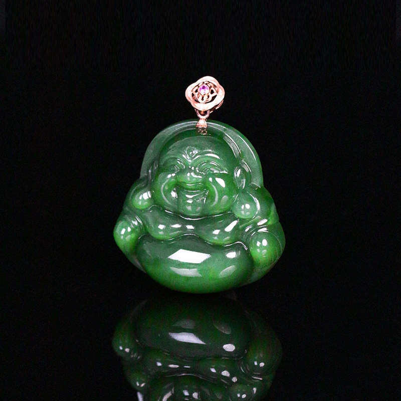 和田玉吊坠佛公【8188AX】