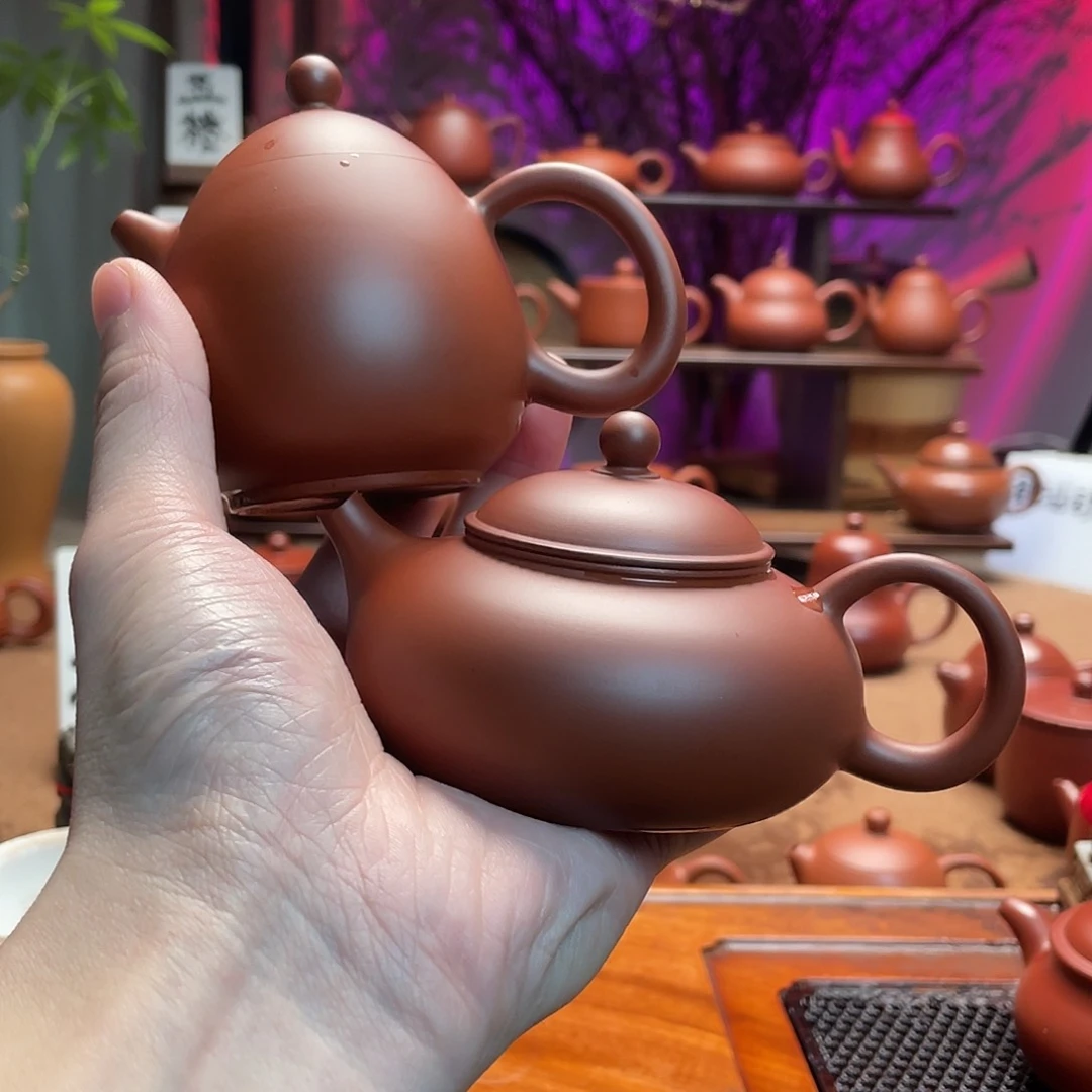 紫砂茶壶D*恩精工寒江龙蛋