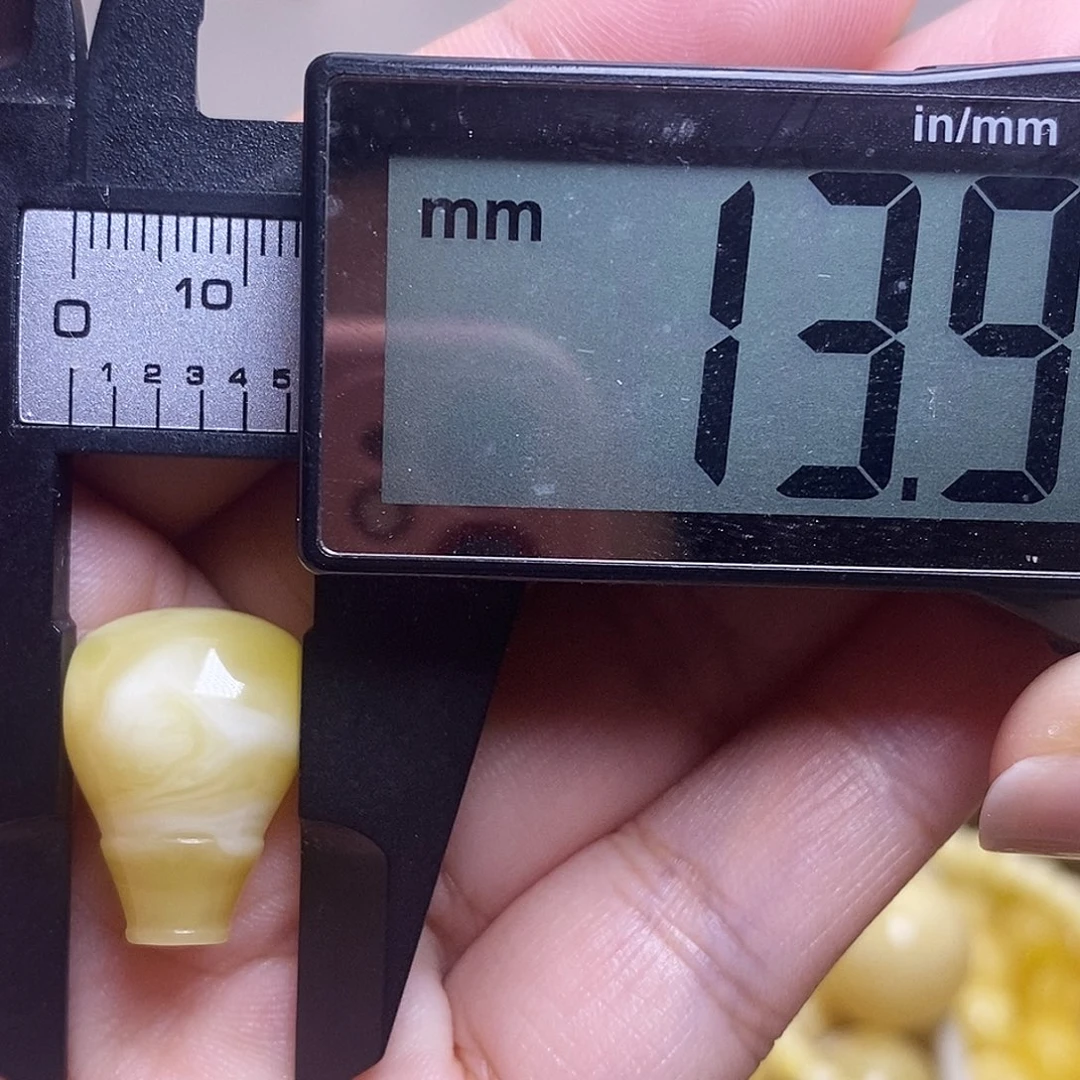 未镶嵌琥珀裸石蜜蜡三通