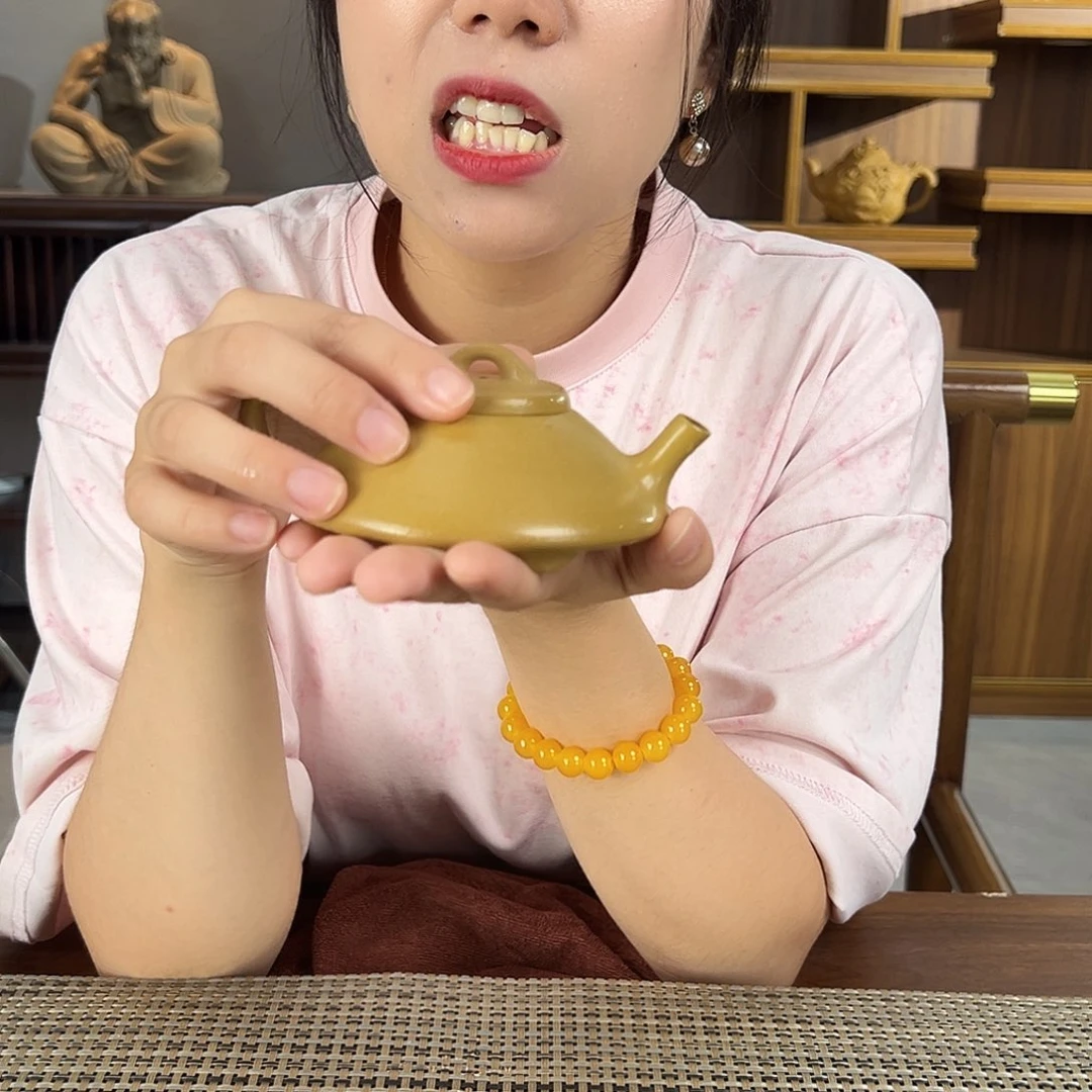 茶壶紫砂黄金段泥合瓢150cc