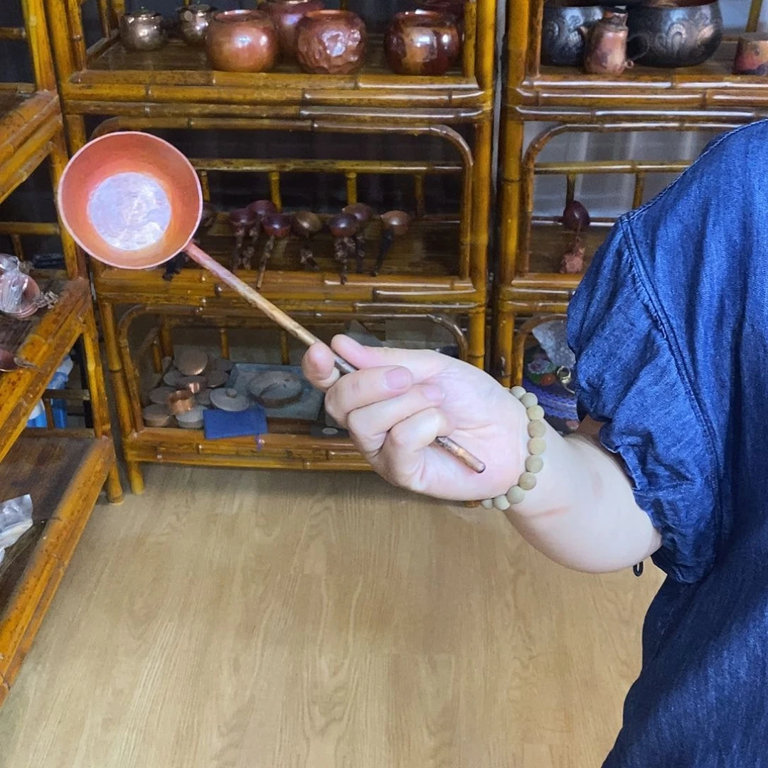 任和堂纯紫铜勺子6666