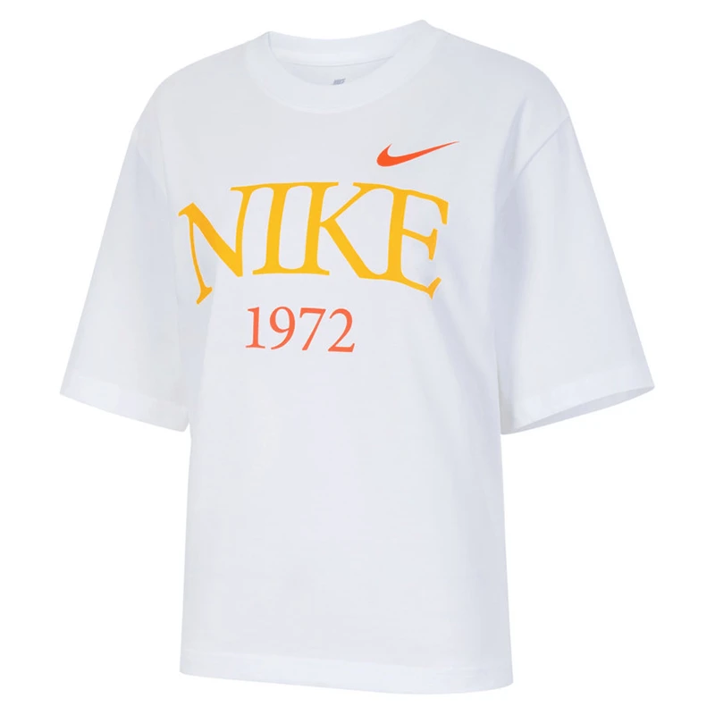 【滔搏运动】NIKE耐克女子AS W NSW TEE CLASSICS BOXY无领短T恤FQ6