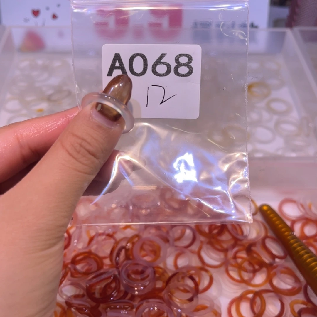 玛瑙/玉髓未镶嵌戒指068