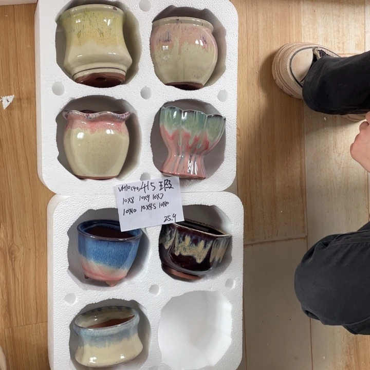 粗陶多肉花盆微瑕415