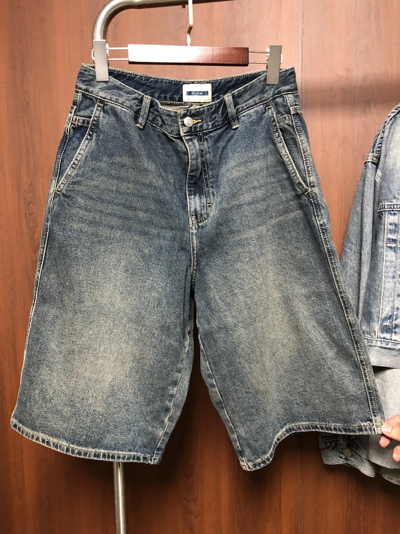 30#DE_NIM牛仔六分裤（特价现货）
