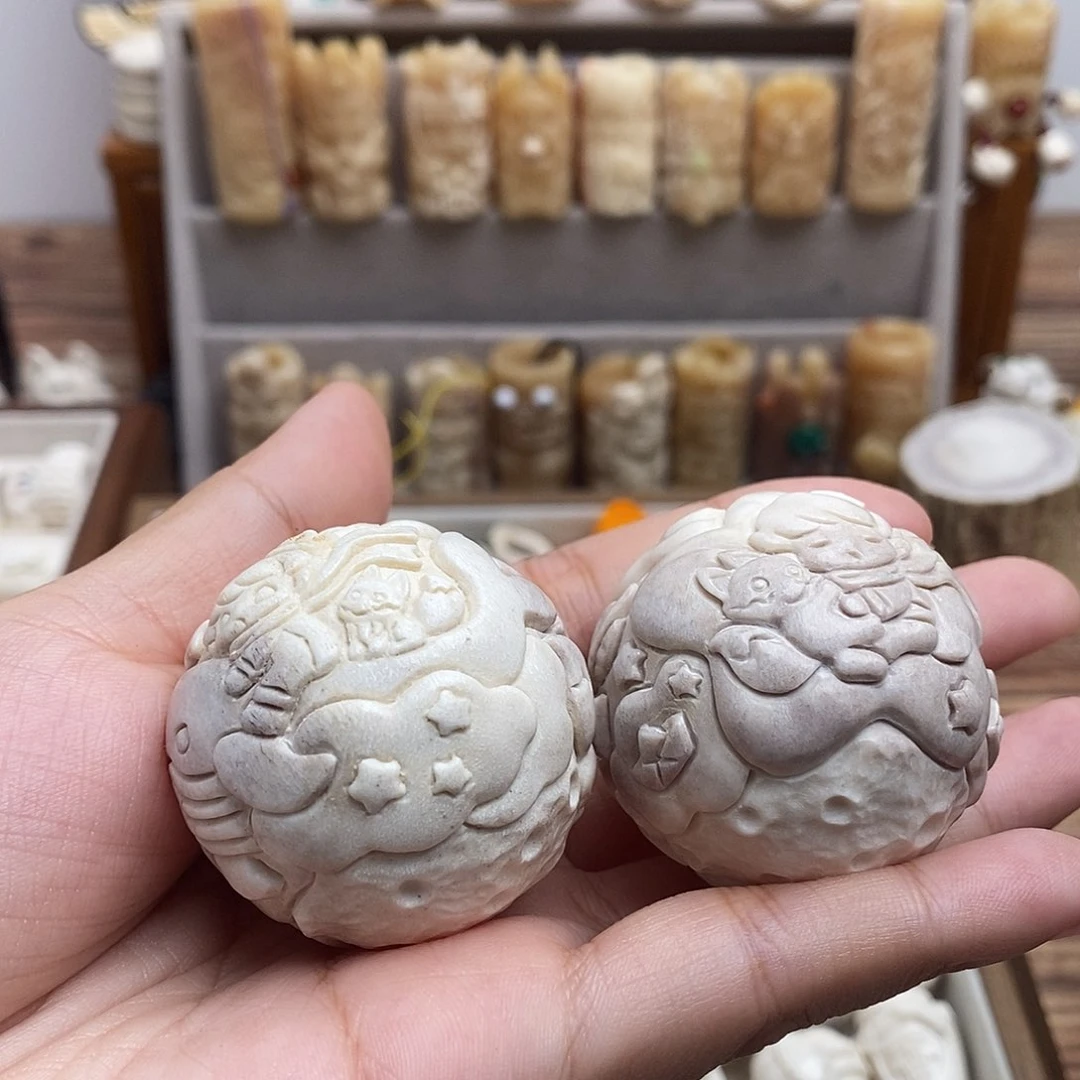 鹿骨把件c29小王子手球40尺寸不退换