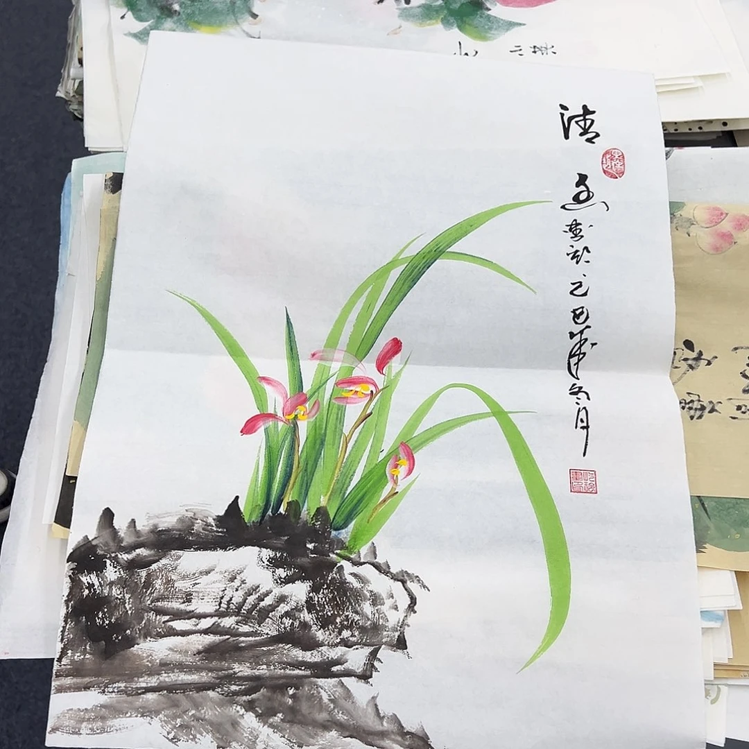 国画纯手绘作品欣赏