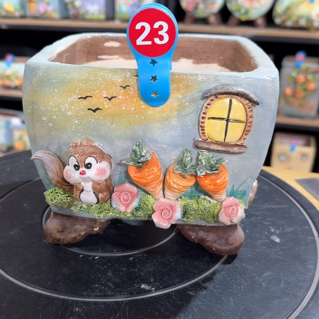 红陶福*信宇麦饭石花盆