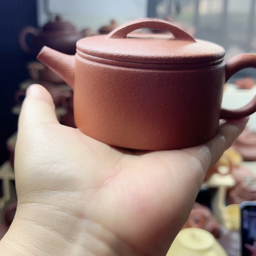 茶壶紫砂30目红降坡汉瓦微微封釉不退换
