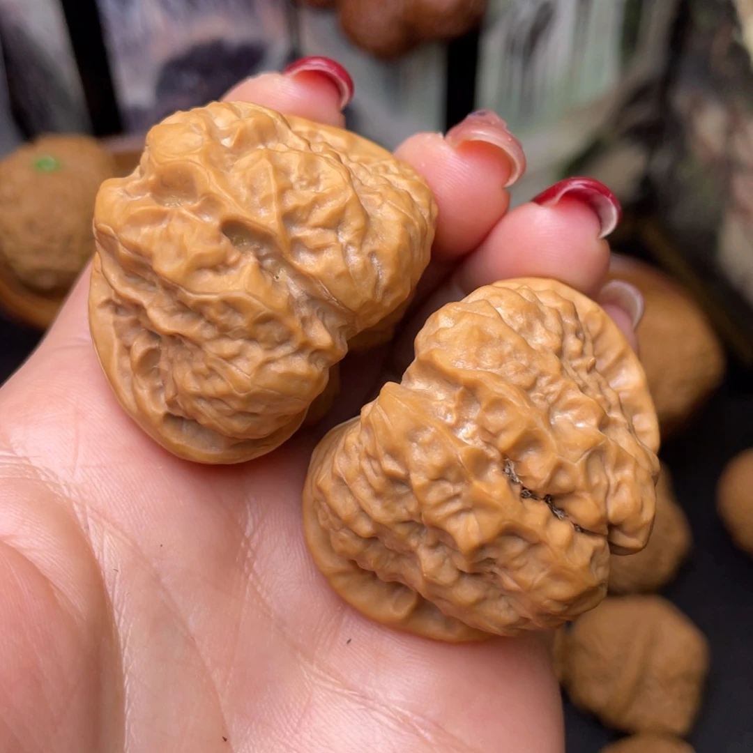 文玩核桃把件42蛤蟆头