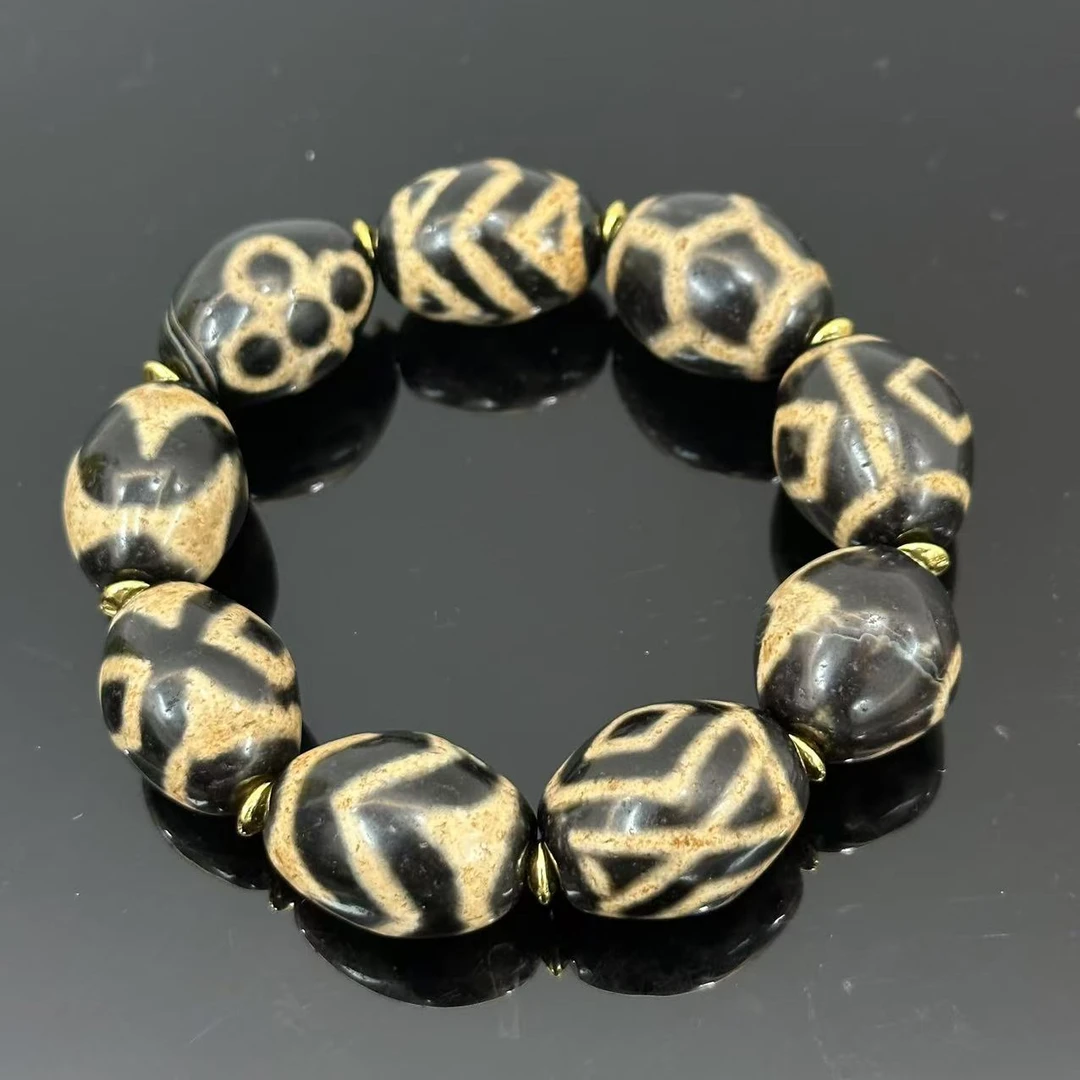 精品珍藏老藏式达L多宝手串