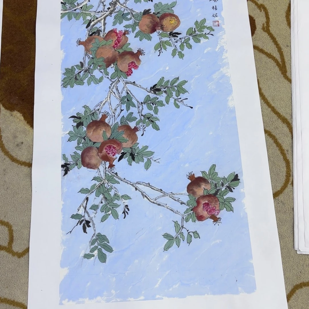 仙***家国画张妮三尺作品艺