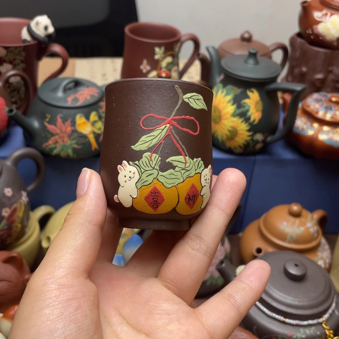 茶杯紫砂紫砂主人杯100c c