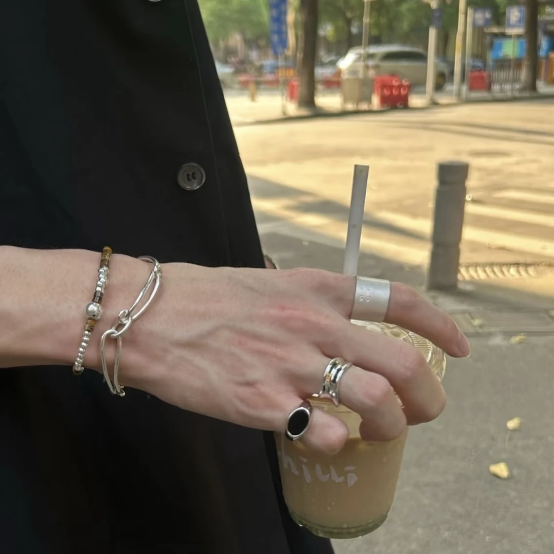 铜合金合成锆石手链 【手链】KAXIXI饰品 复古银色 手链 JL