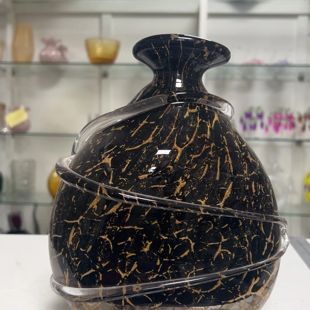 幻彩琉璃花瓶花器高度23