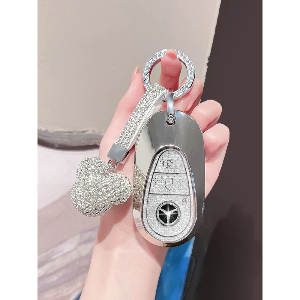 2025款奔驰GLCAMG钥匙套SL63/GLC43/C43汽车专用高级简约女包壳扣