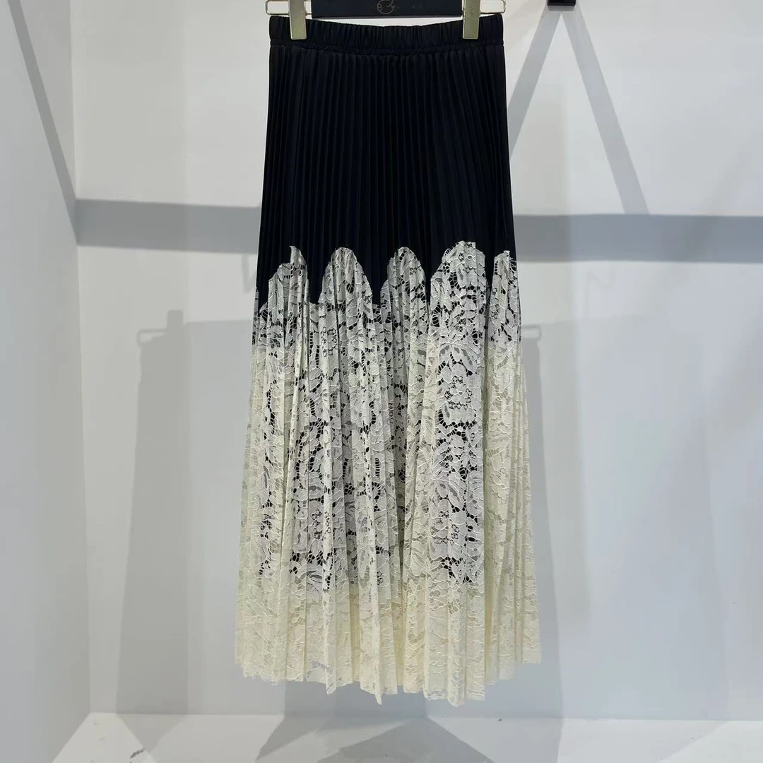 2025夏季新款气质高腰纯色显瘦时尚百搭女士简约半身裙  0226