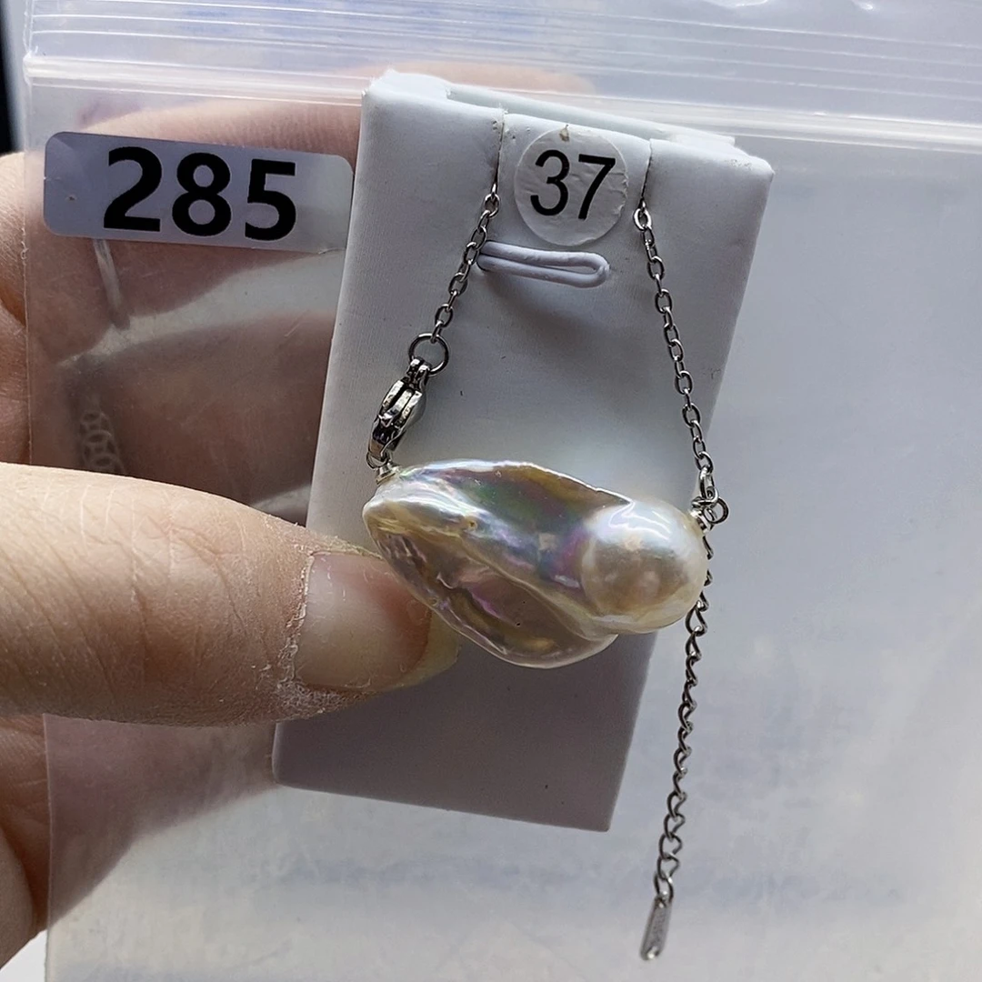 颈饰合金淡水珍珠
