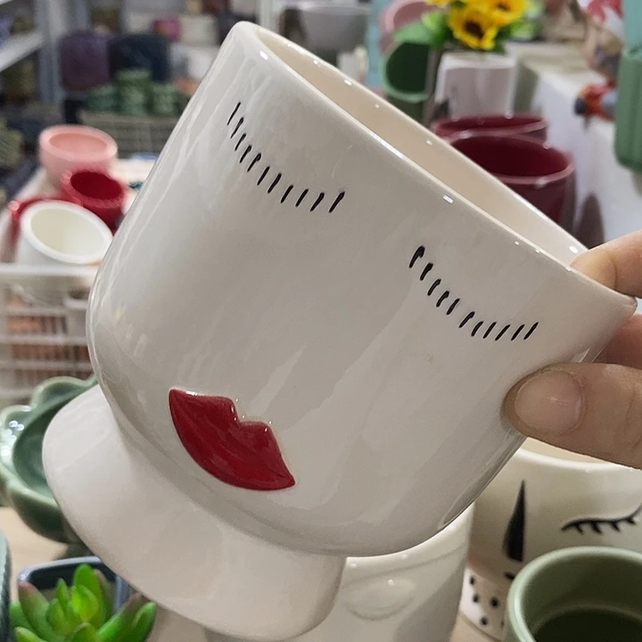 陶盆有孔 瑕疵针孔漏釉介意勿拍外口 12外高12