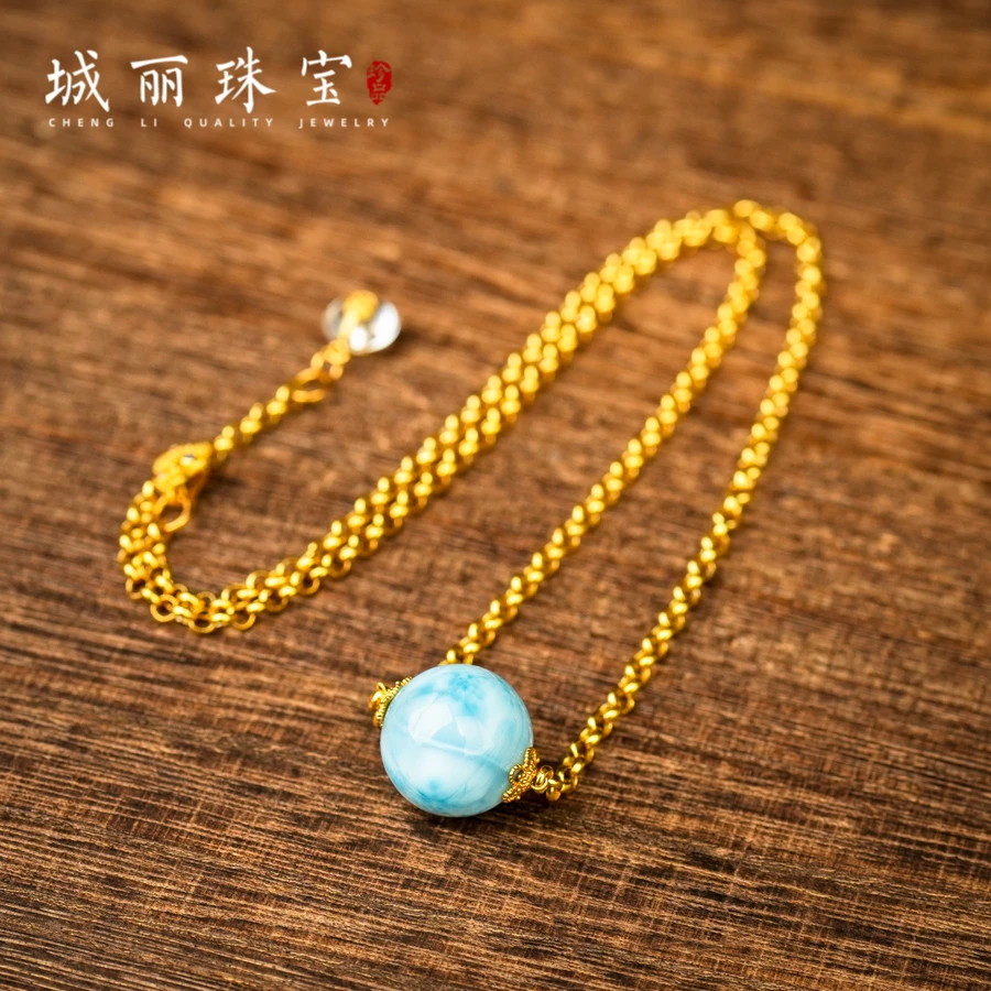 链子925银 【水逆退散】水逆退散圆珠DIY项链/条ZJH-2175