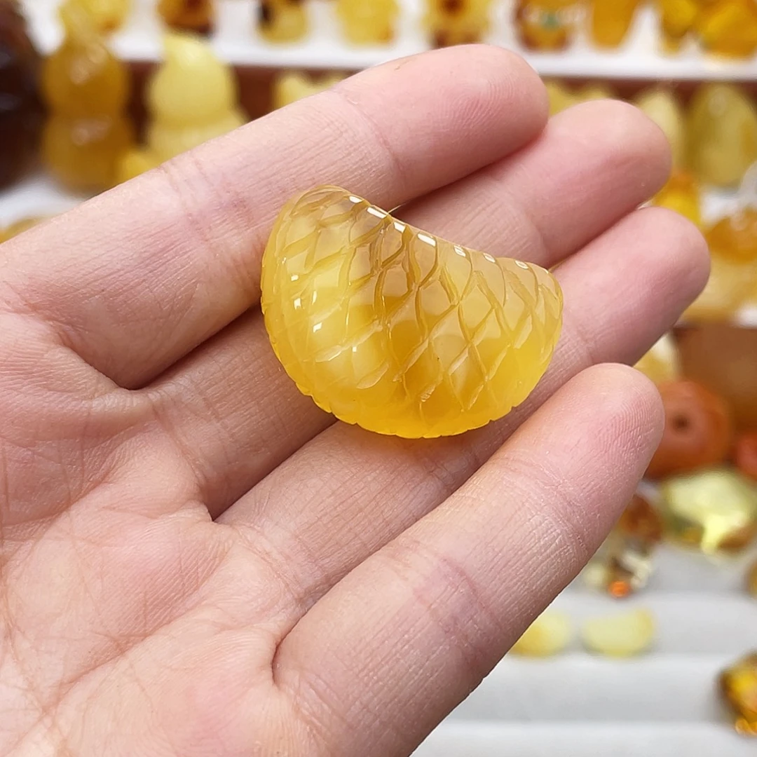 琥珀吊坠(不含链)未镶嵌
