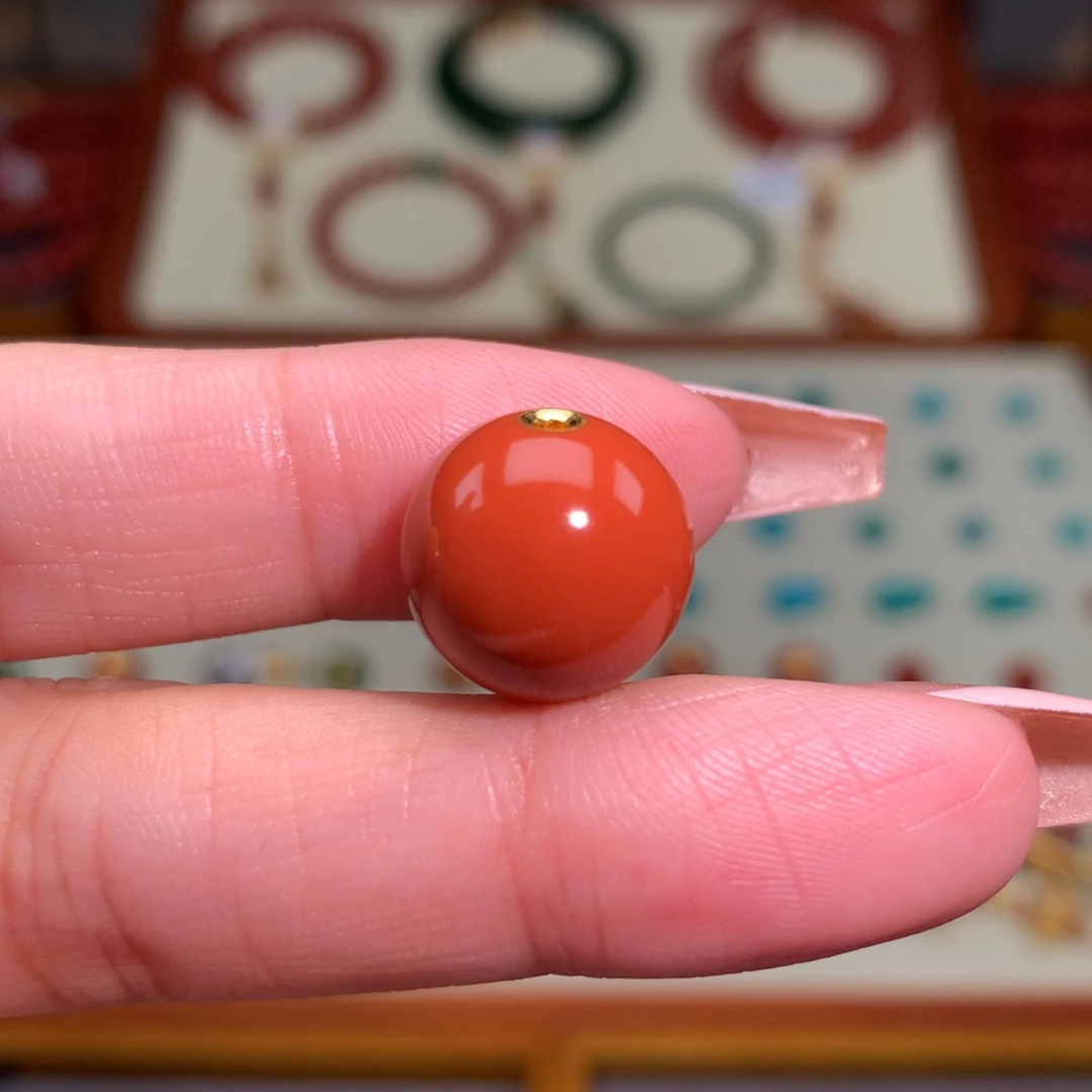 南红玛瑙颈饰未镶嵌