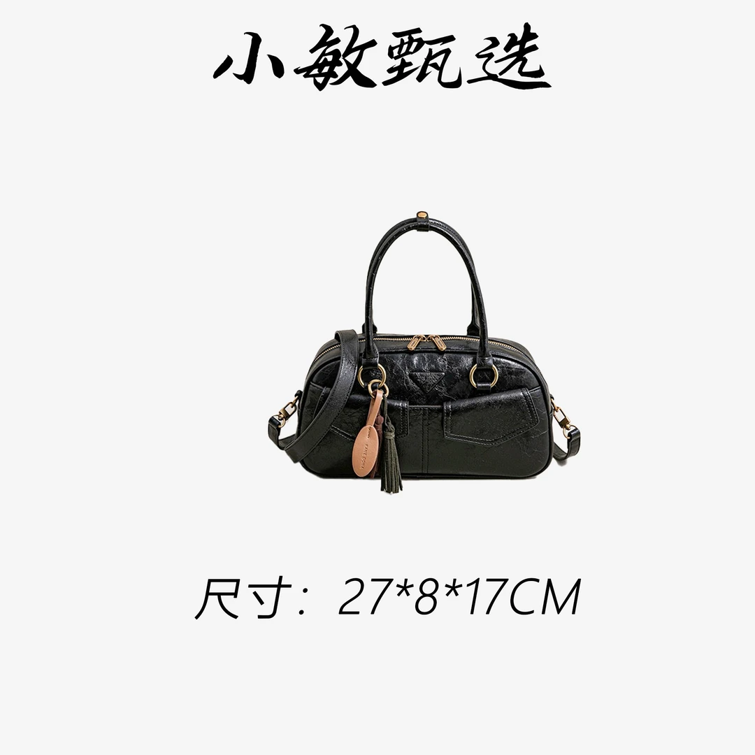 【小敏精选】渠道货SK-62938-黑色经典大气气质百搭女士包包