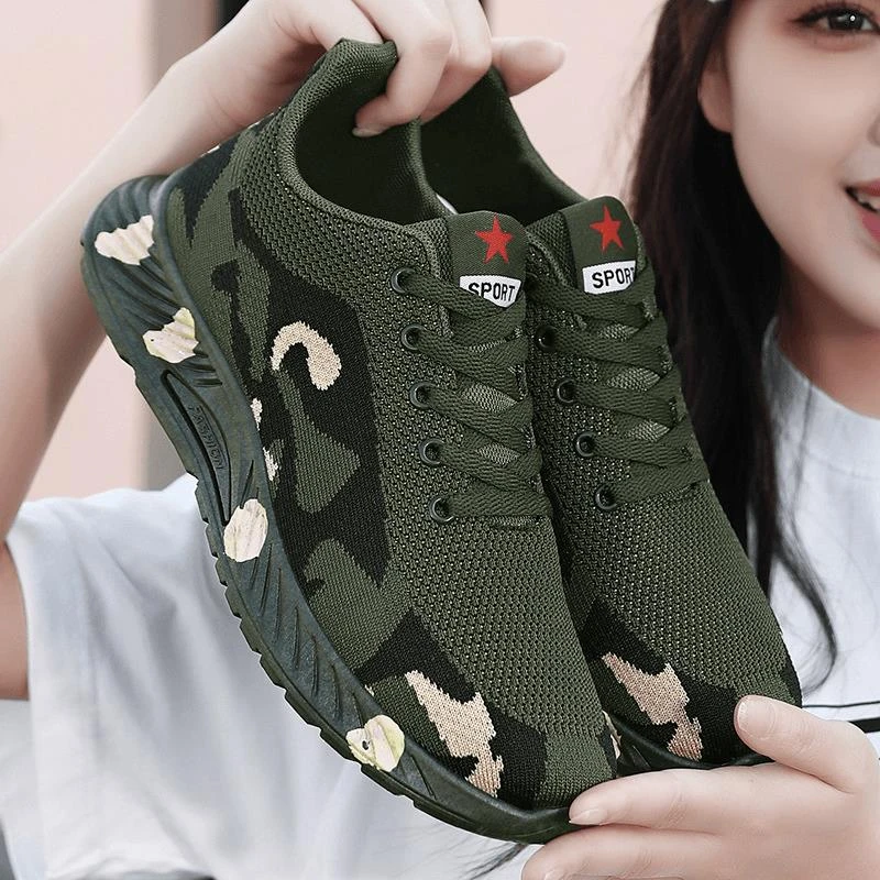 迷彩鞋男女春夏冬户外登山作训鞋学生军训鞋夏季解放鞋工地劳保鞋