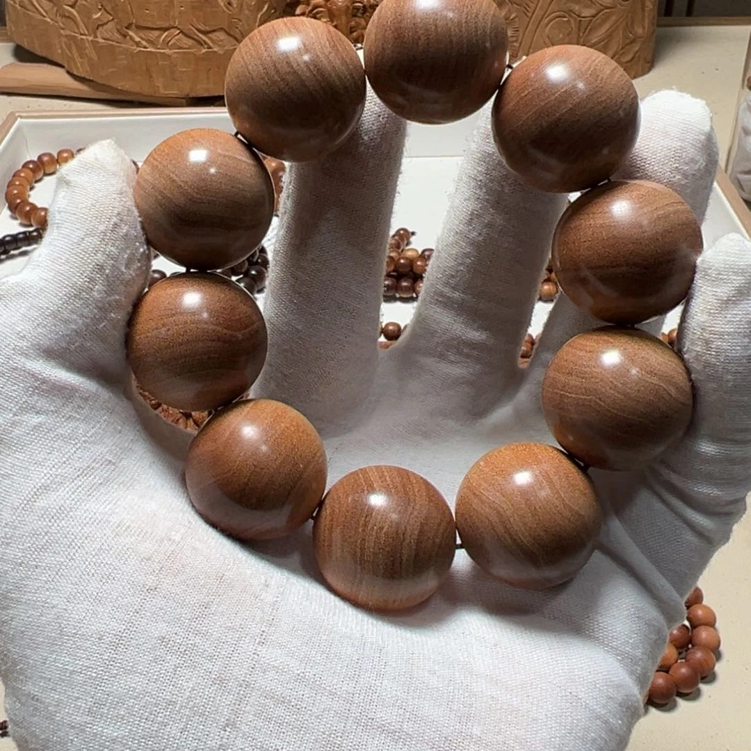 檀香木手串/手链俊*2.5双百钢印料