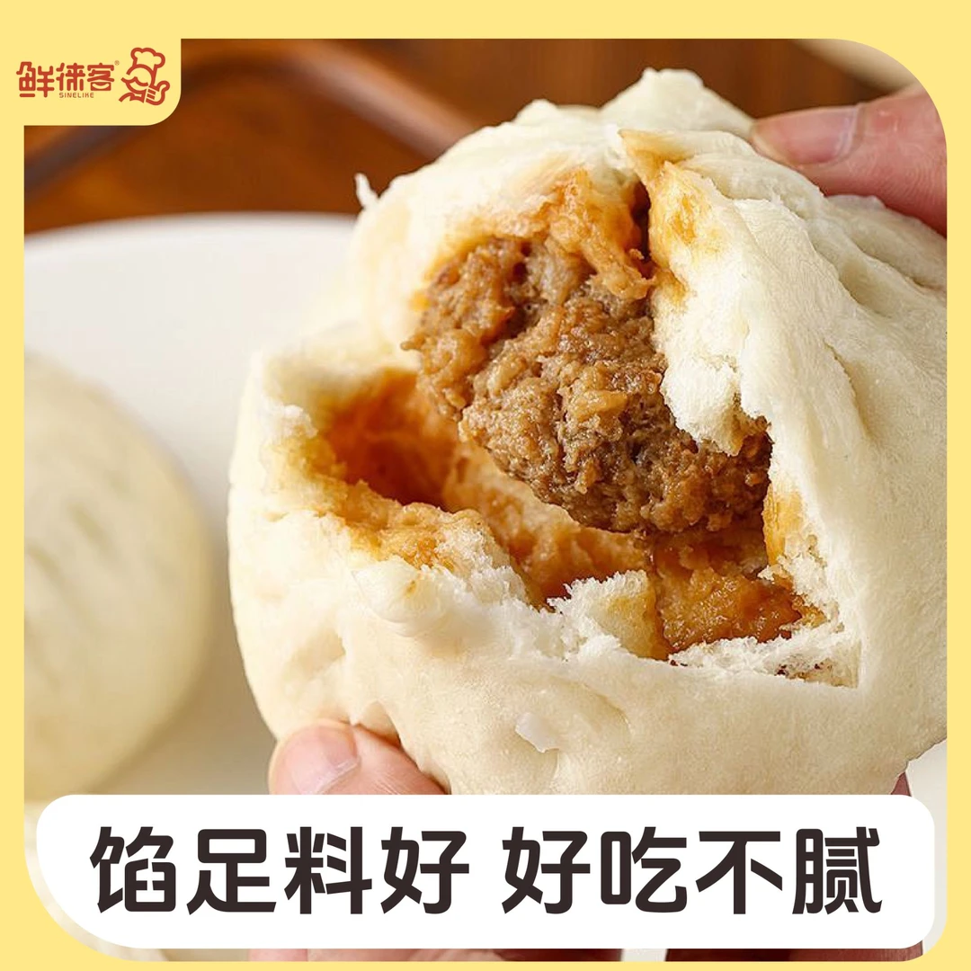 鲜徕客盐菜叉烧鲜肉烧麦早餐速食半成品组合方便快捷