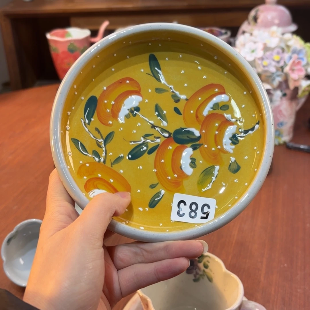 瓷片景德镇手绘高温釉下彩陶瓷茶具