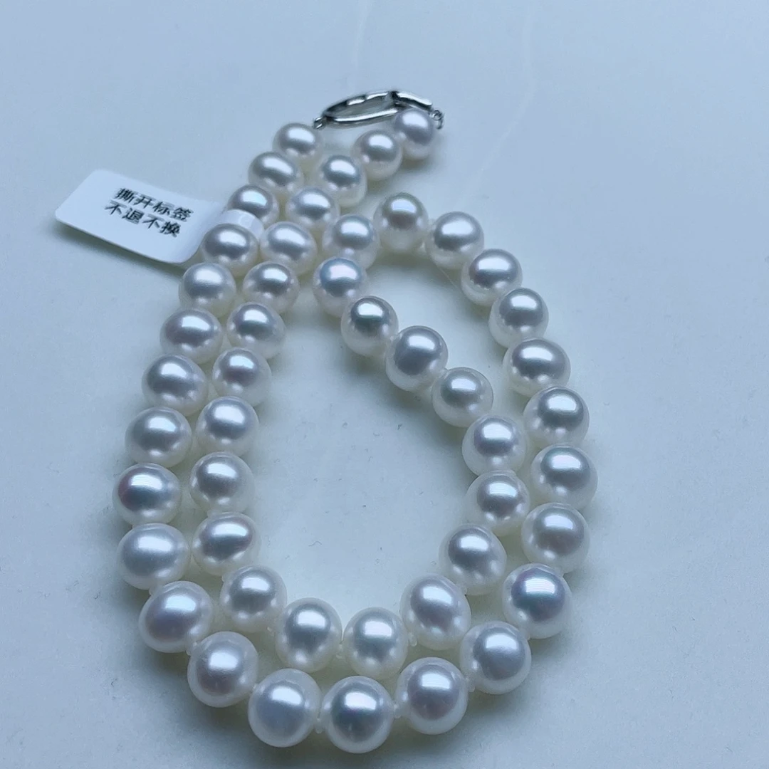 淡水珍珠颈饰银S925镶嵌