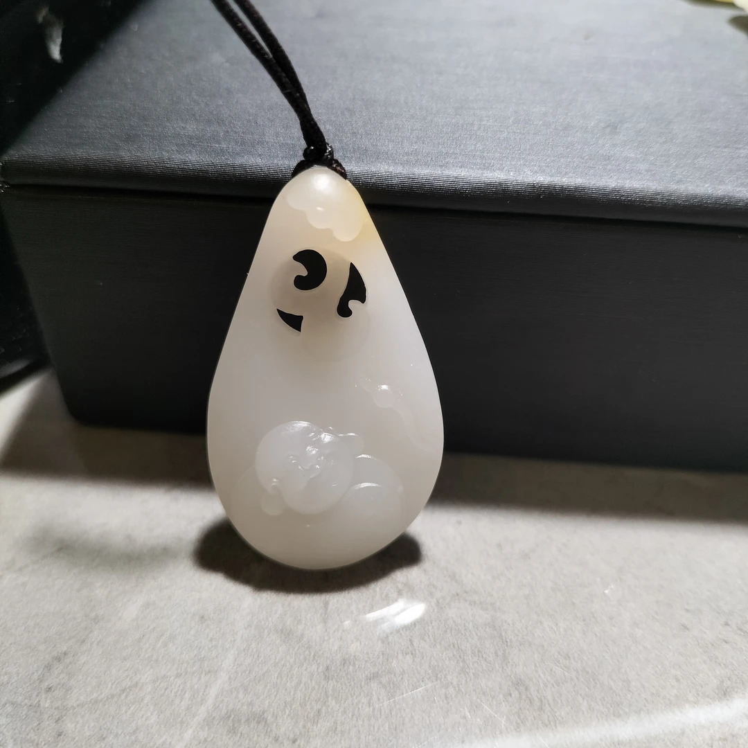 和田玉未镶嵌吊坠佛