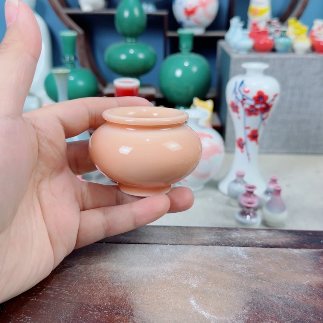 陶瓷手工小花器摆件