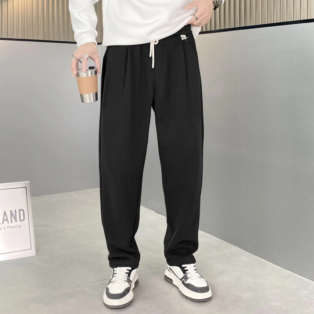 男士直筒百搭宽松潮流韩版运动休闲裤1218