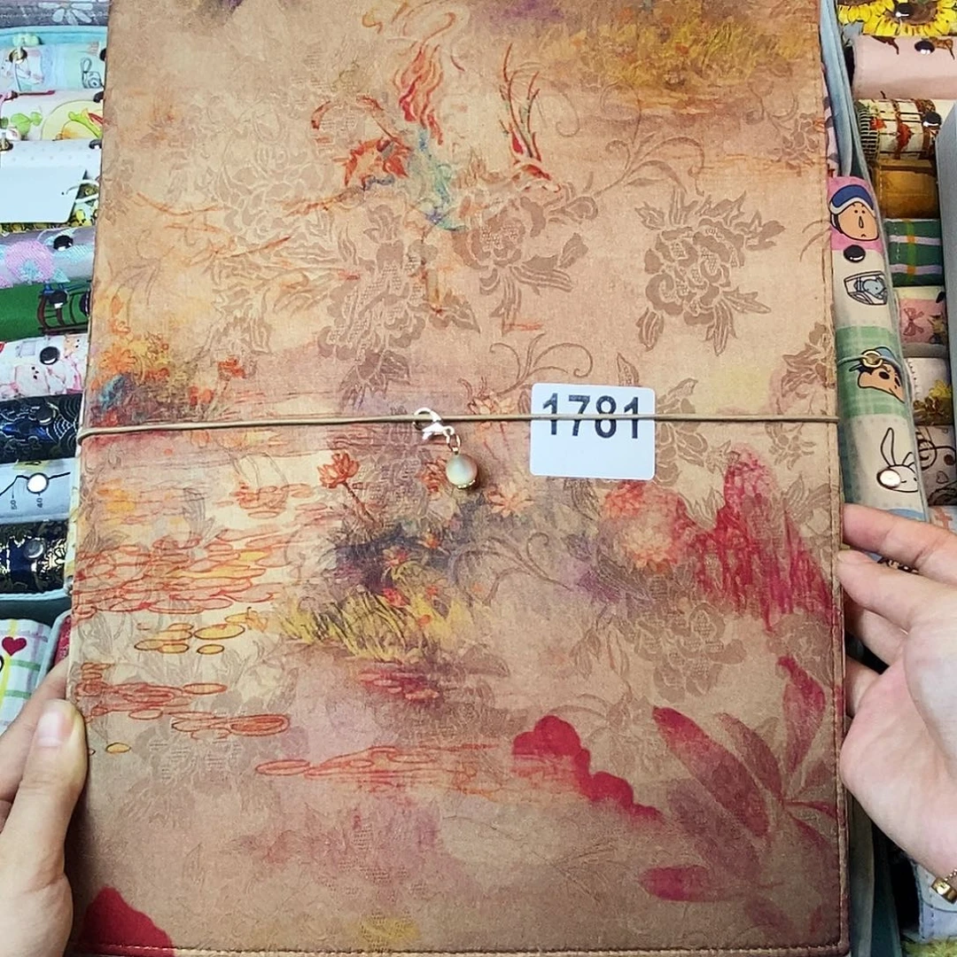 织绣A4活页收纳册1781