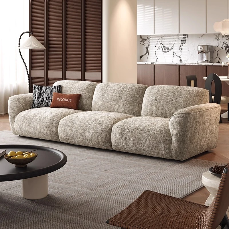 MAKATU/曼卡图【Edra格兰德】雪尼尔布艺沙发客厅小户型简约现代风