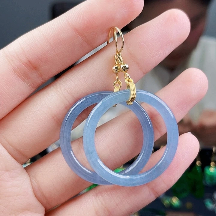 翡翠耳饰未镶嵌饰品