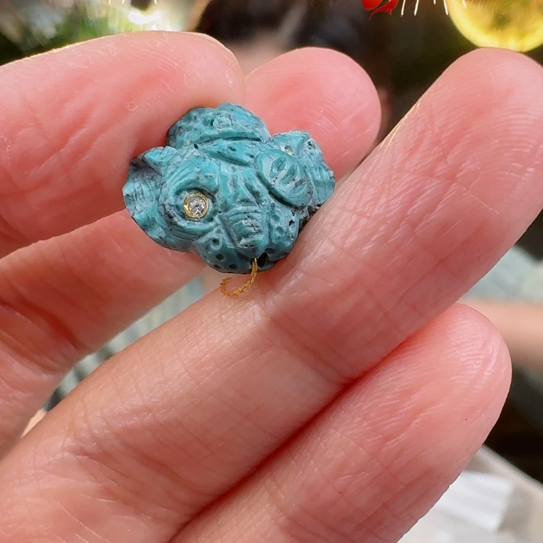 绿松石珠宝奇石未镶嵌