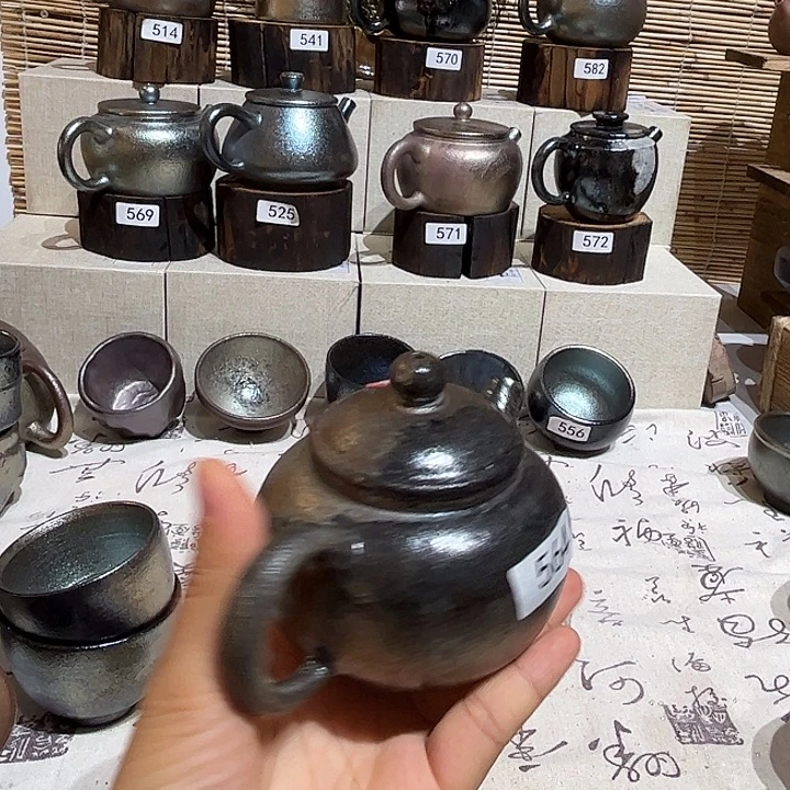 壶云南建水紫陶柴烧壶