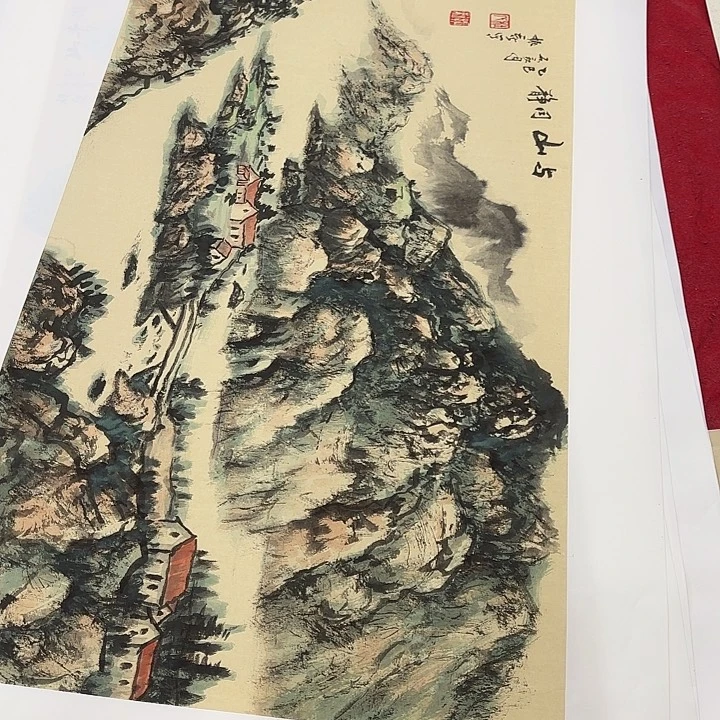 国画花鸟的翅膀是一个巨大