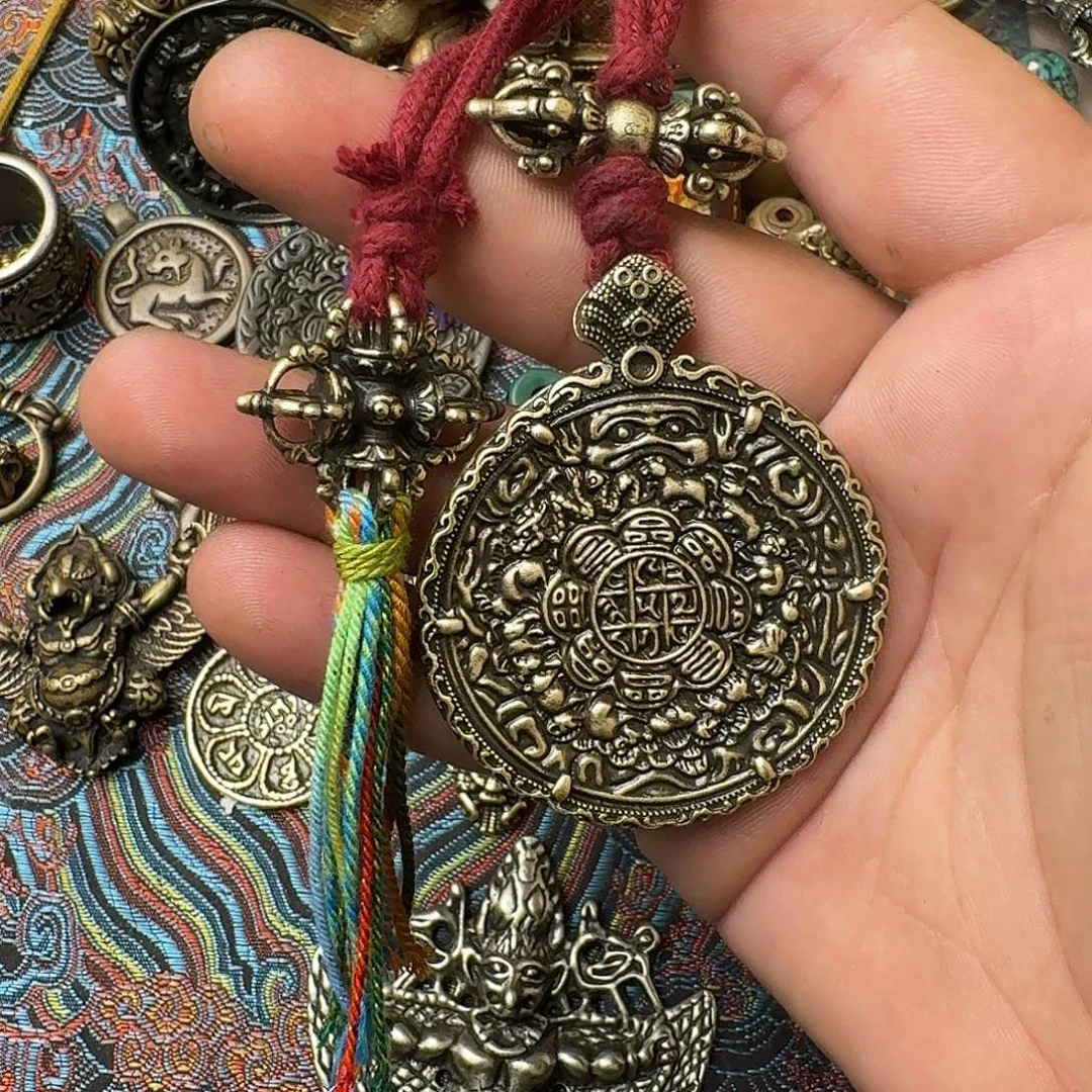 顺***4藏式风格九宫八卦牌