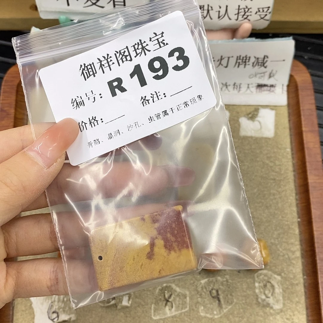 硅化珊瑚（珊瑚玉）未镶嵌颈饰一****儿