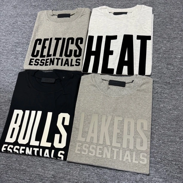 宁波原厂Fear of God Essentials x 联盟款 球队短袖
